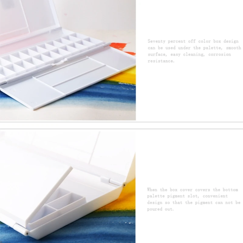 Пустая Акварельная художественная палитра LXAA масляная краска складная коробка