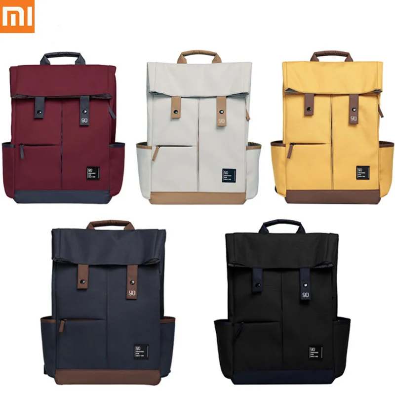 Xiaomi Mijia Urevo 90fun Для мужчин женщин Колледж рюкзак для школы отдыха 15 6 дюймов