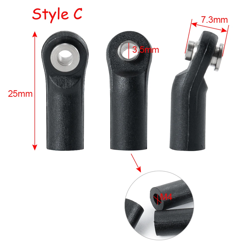 yeahrun 10 шт пластик m4 шарнирный держ