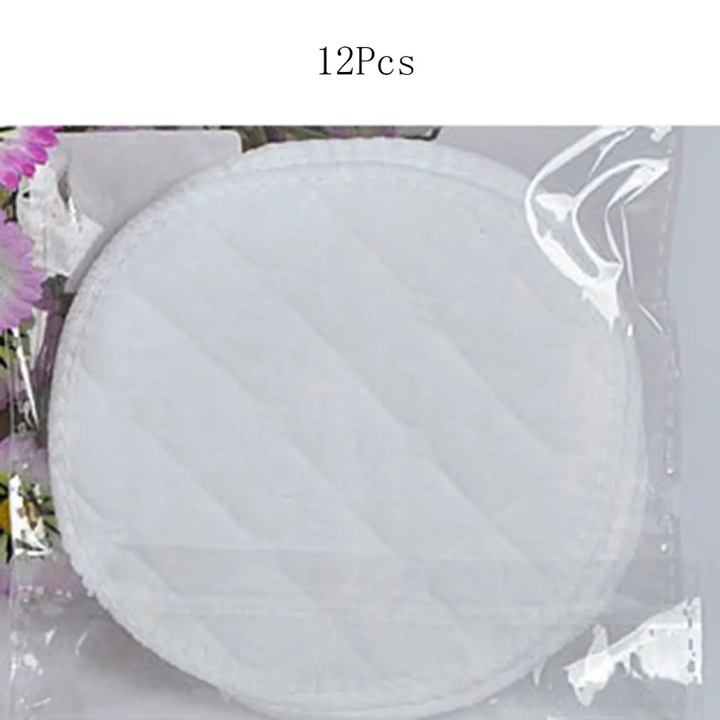 Almohadillas de lactancia reutilizables para beb&eacute;, 12 piezas, algod&oacute;n suave, lavable, org&aacute;nico, absorbente, accesorio de lactancia-0