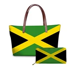 FORUDESIGNS, женская сумка с рисунком национального флага Ямайки, повседневная сумка на плечо, сумки-тоуты, кошельки, женская сумка 2019