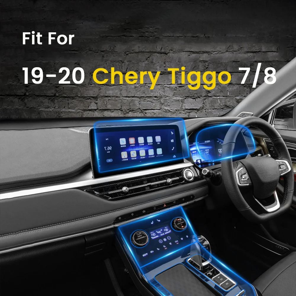 

Miaoya TPU Car Gear Dashboard Gps Navigation Screen Film Protective Sticker for Chery Tiggo 7 7pro 8 2019 2020 2021 Anti-scratch
