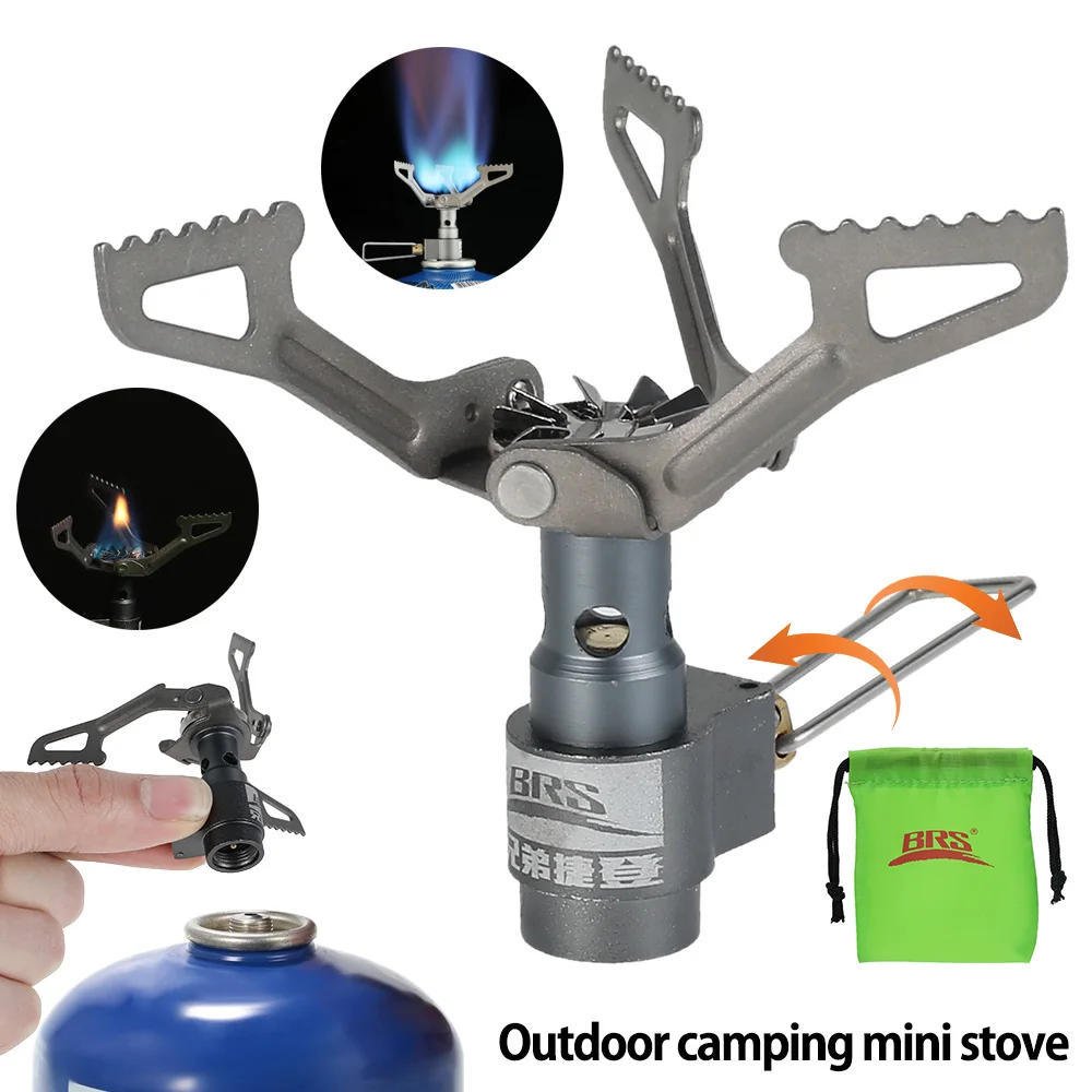 

Outdoor Sport Mini Camping Stoves Folding Gas Stove Portable Survival Furnace Cooking Pocket Picnic Split Stoves Cooker Burners