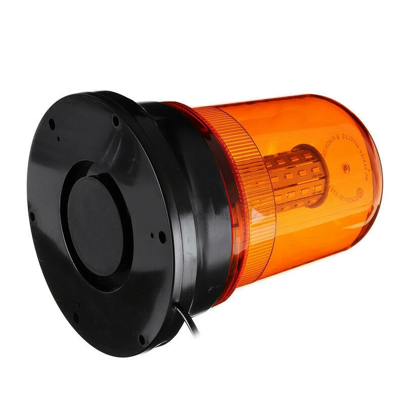 

Amber 80LED Beacon Lamp Rotating Strobe Emergency Flashing Warning Light