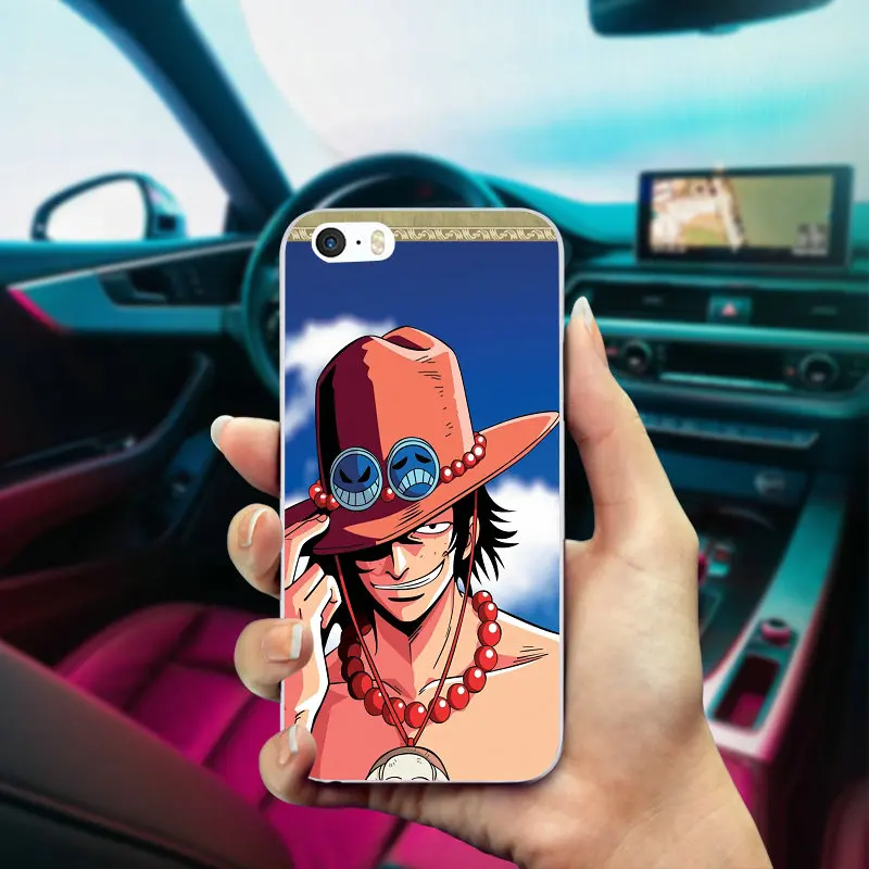 Чехол-накладка для iPhone 8 7 6 6S Plus X 5 5S SE 5C 4 4S с изображением обезьяны D Луффи Эйс Зоро |