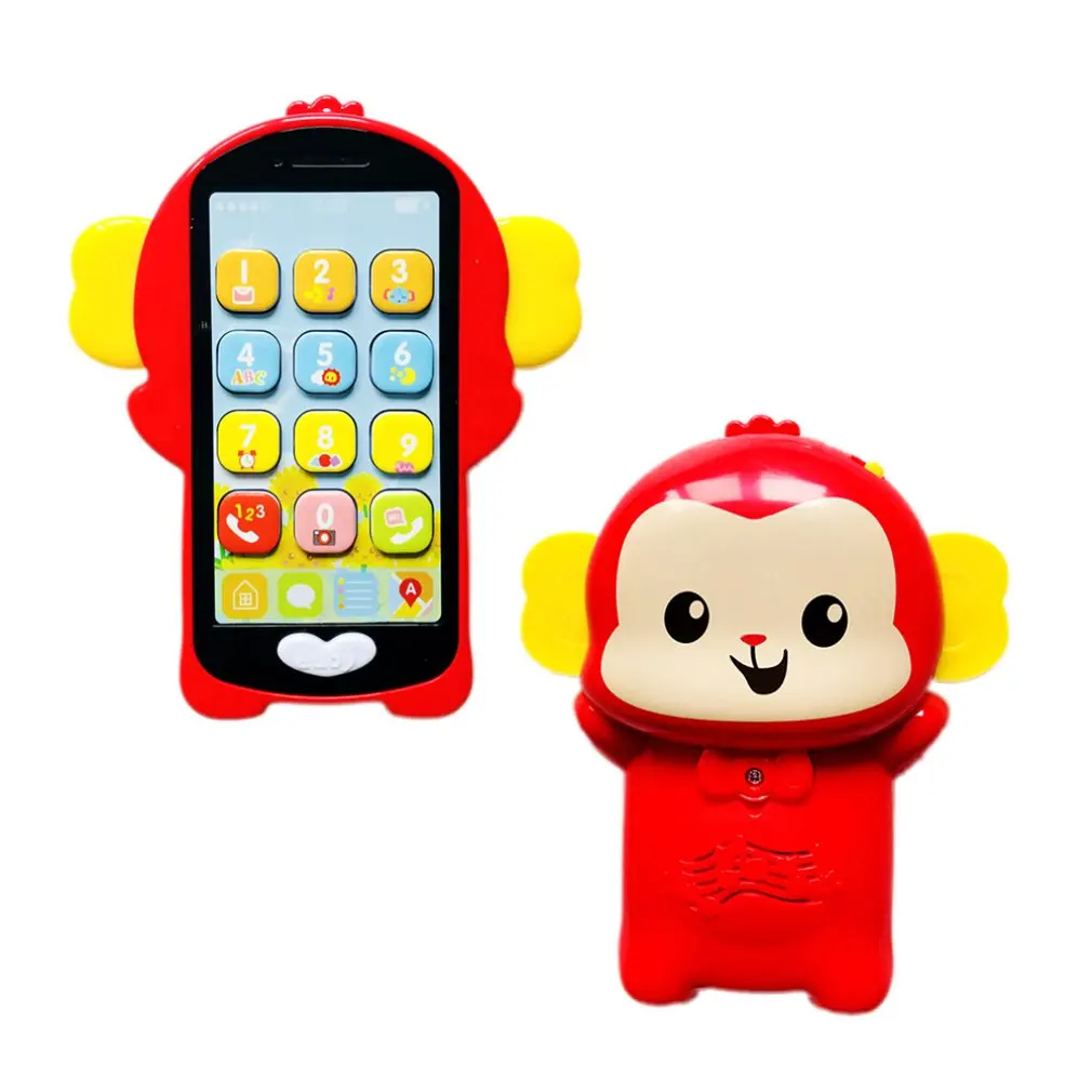 Маленькая обезьяна в форме смартфона китайский и английский двуязычный Обучения
