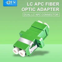 lcapc duplex fiber optic adapter singlemode lc apc optical fiber flange connector 50100200pcs