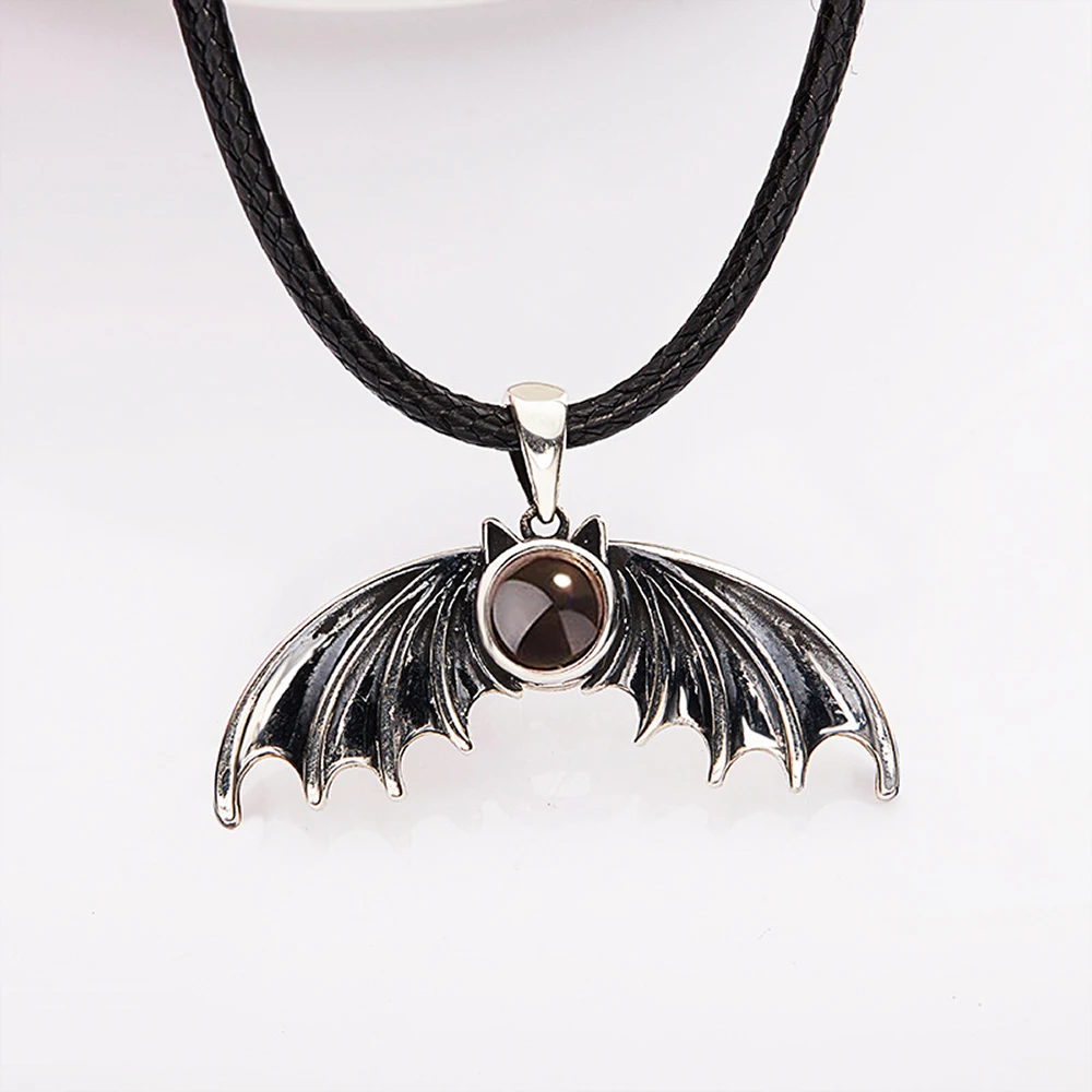 Ожерелье с подвеской в виде крыльев дьявола и ангела цепочка на ключицы