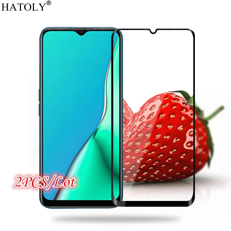 2 шт. для стекла Oppo A11x Защита экрана A5 A9 2020 закаленное стекло полное покрытие клеем