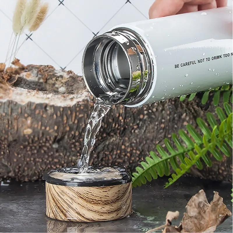 

Hot Sales 500ml Double Stainless Steel Thermos Mug With Filter BPA Free Thermos Cup Coffee Tea Thermal Water Bottle Thermocup