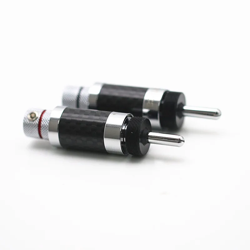 Серебряный цвет CF-202(R) fever углеродное волокно разъем типа банан динамик y аудио