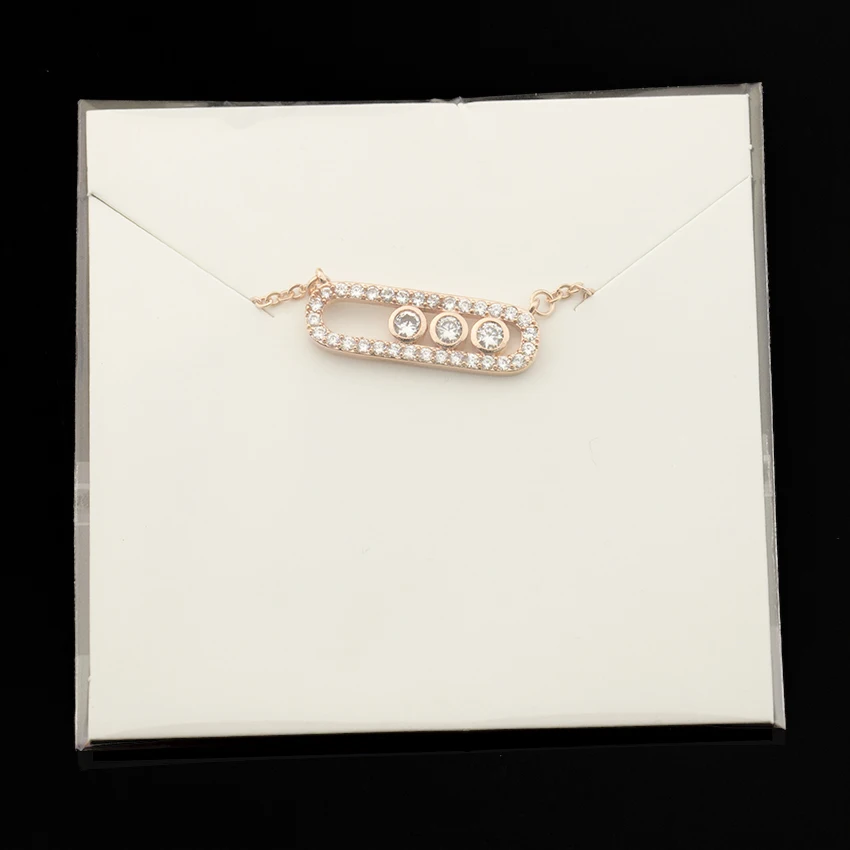 

Crystal Zircon Arab Style Bead Pendant Necklace For Women Dainty Wedding Jewelry Stainless Steel Rose Gold On Oval Gifts 2021