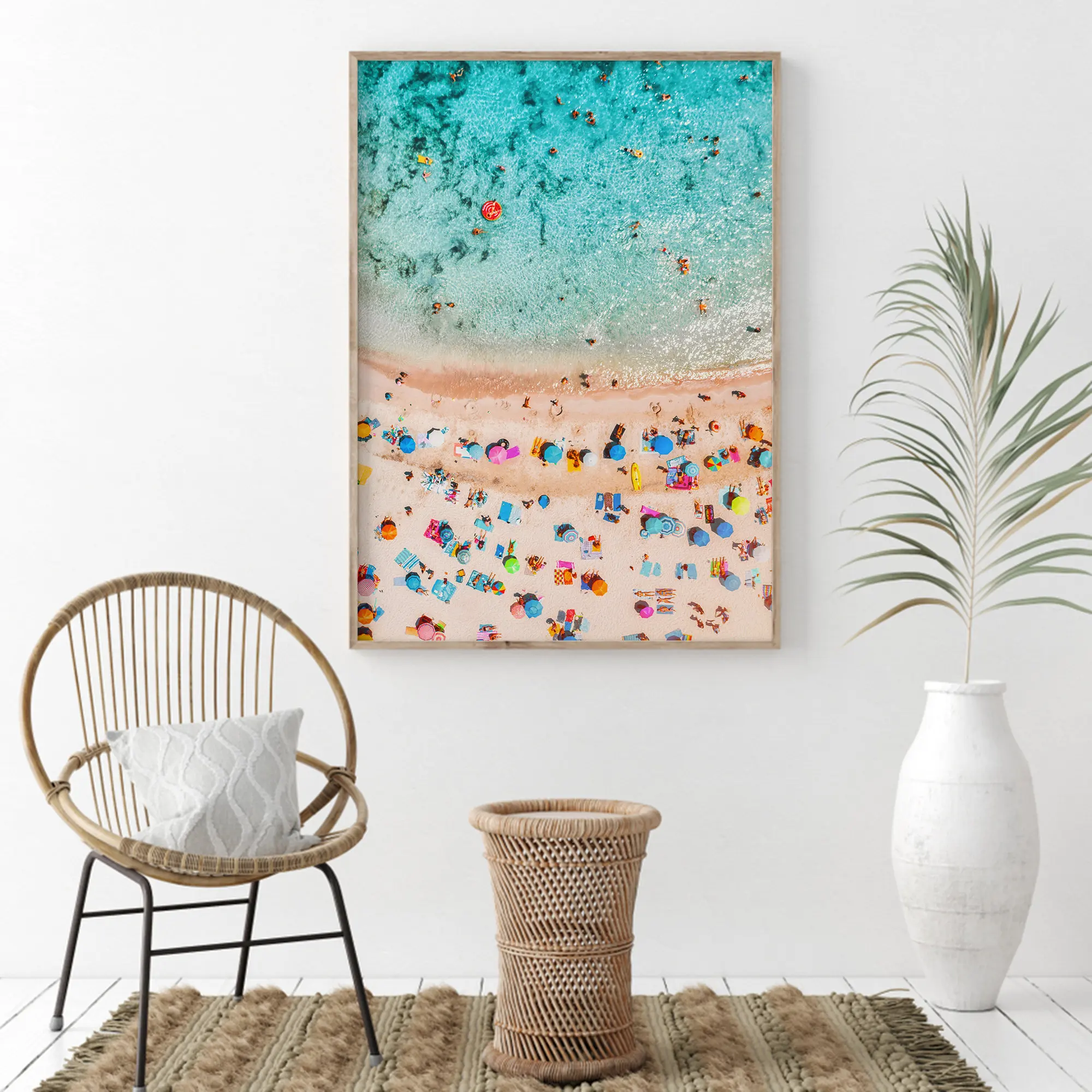 Настенное искусство для воздушного пляжа фотография - Цена: 