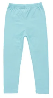 mint green Летние тонкие леггинсы ярких цветов по щиколотку для девочек детские леггинсы из вискозы - Цвет: mint green