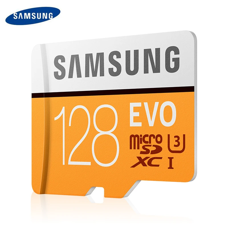 SAMSUNG карта памяти Micro SD карты 32 ГБ 64 128G tf SDHC/SDXC Max 95 м/с EVO объемом Гб или 128 C10 TF Транс