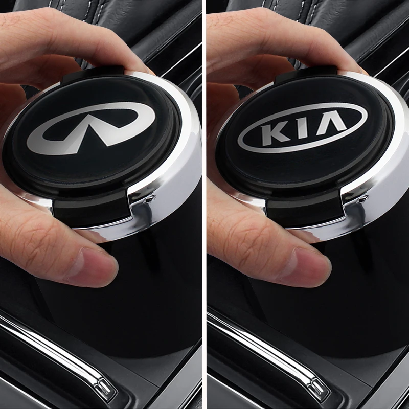 Пепельница с логотипом автомобиля пепельница со светодиодный подсветильник кой