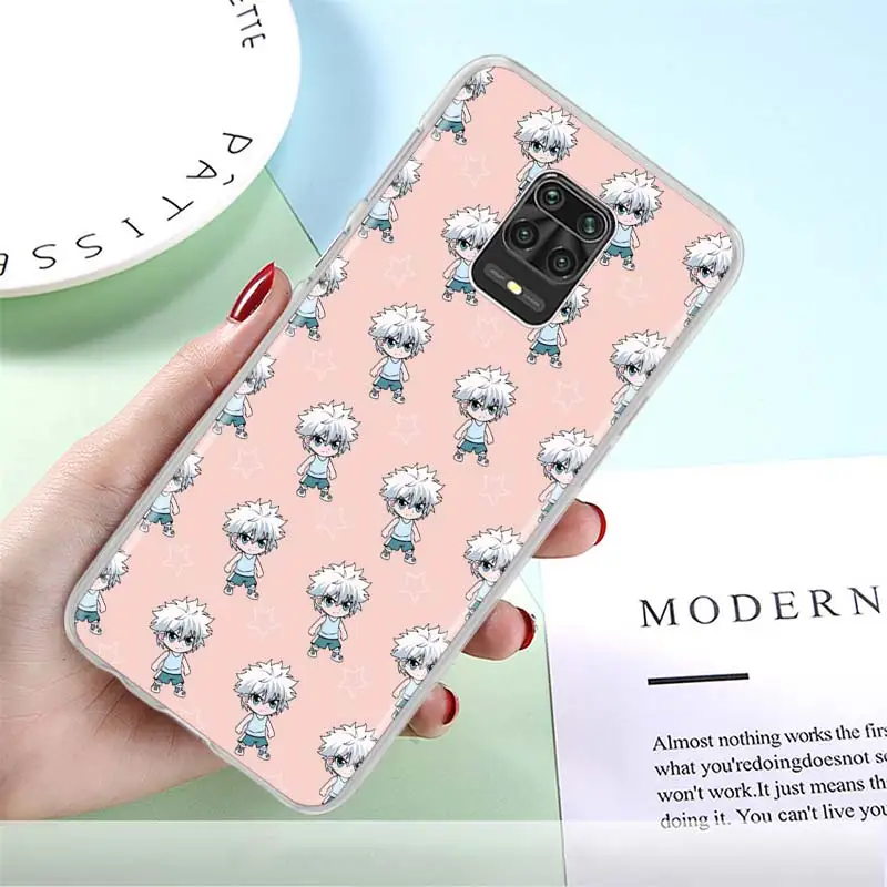 

Phone Case for Xiaomi Redmi Note 10 9S 9T 9 8 Pro 8T 7 7A 9A 9C K30 K40 Hunter X Hunter Hisoka Bumper Cover Shell Coque Fundas