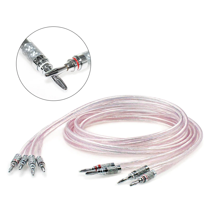 

DIYLIVE Professional audio cable oxygen - free copper - plated horn cable high - grade cinema surround cable engineering cable