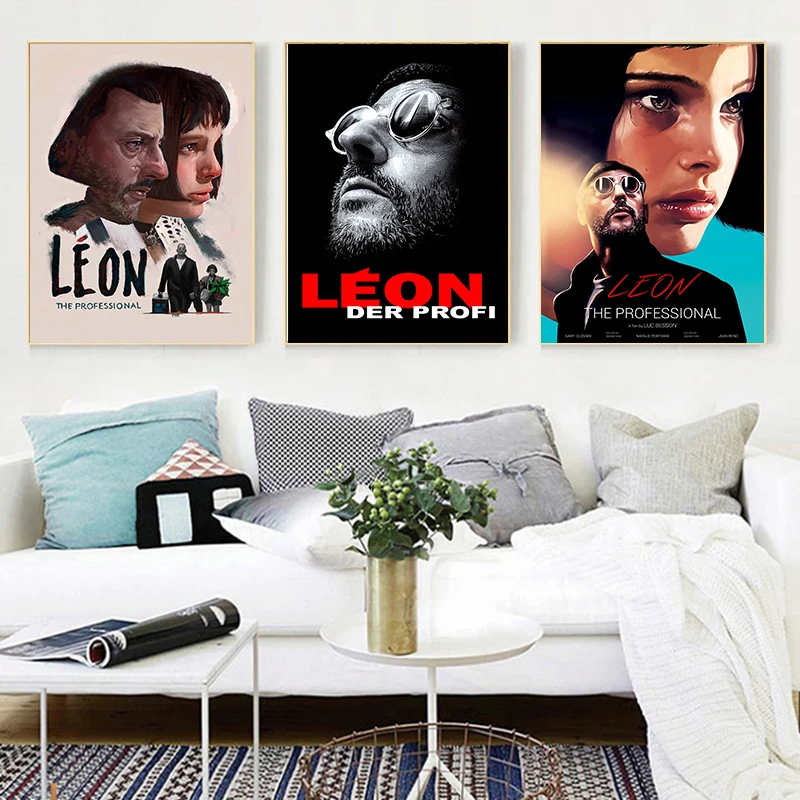 Leon Classic фильм рисунок на холсте настенные наклейки украшение для дома