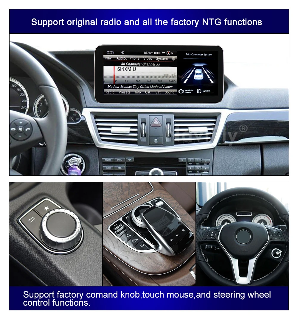 

8+128G Android Car Multimedia Player Carplay For Mercedes Benz E Class W207 C207 A207 Two-door Coupe Built-in carplay+auto