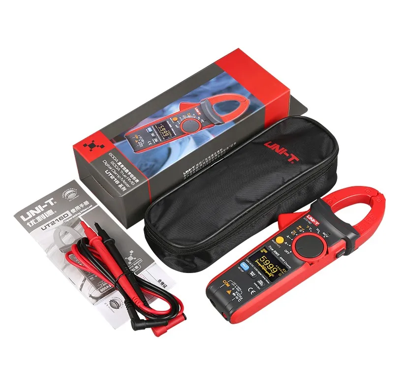 

Pocket Handheld 600A True RMS Digital Clamp Meters Measurement Tool Digital Ammeter Resistor Capacitor Frequency NCV Test