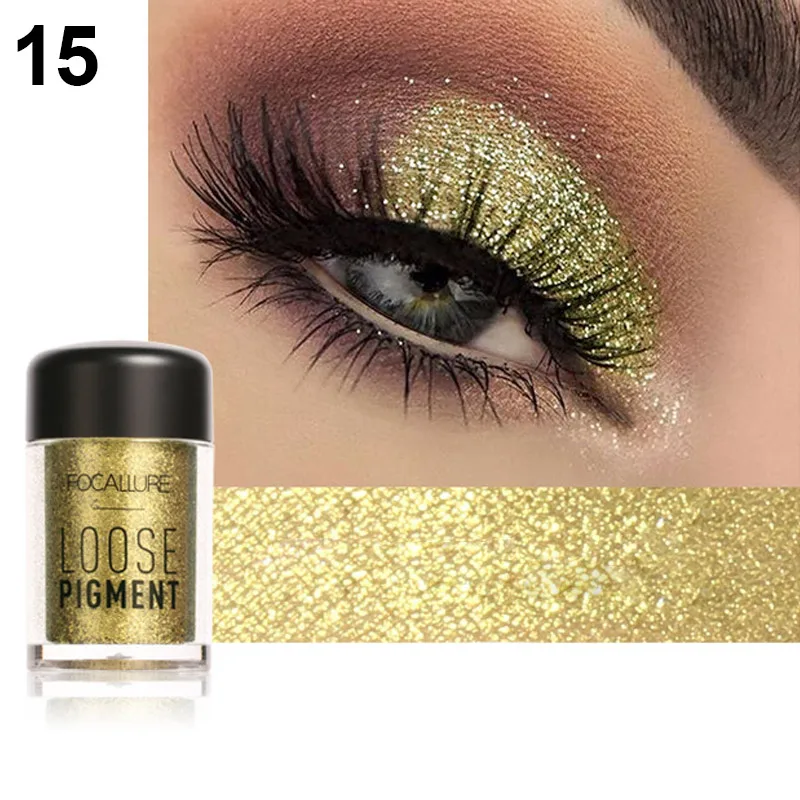 Новинка Focallure блестящие тени для макияжа косметика алмазные губы рыхлый пигмент