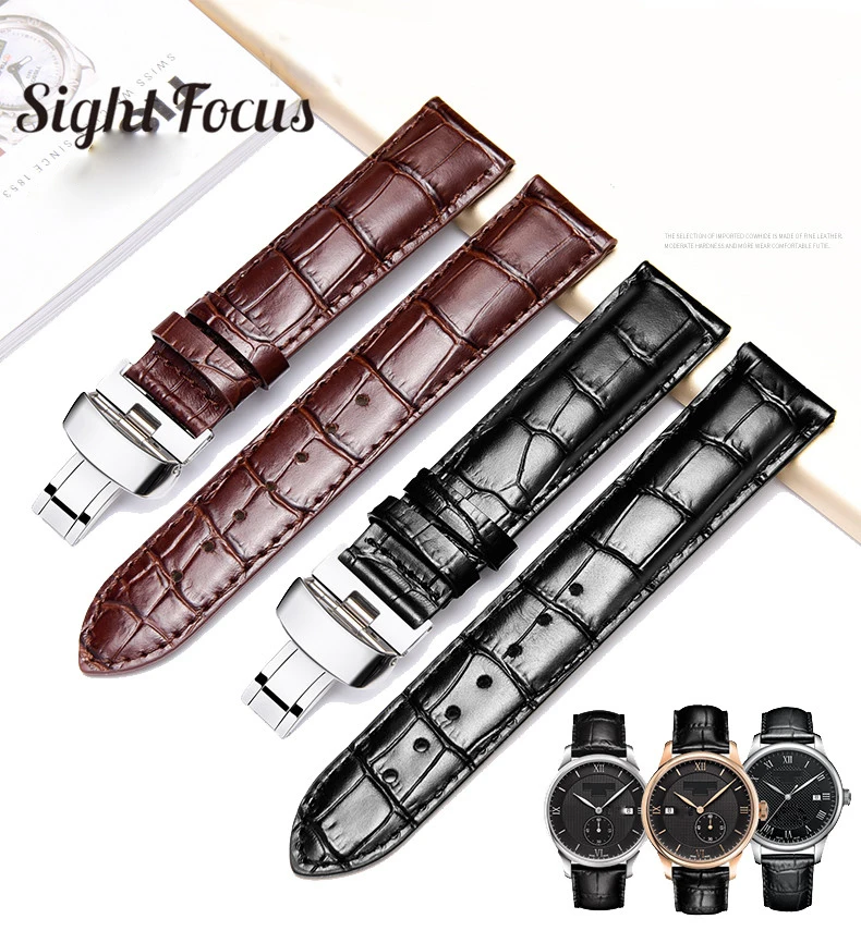 19 мм, 20 мм, 22 мм, ремешок из телячьей кожи для часов Tissot Le Locle T41 T006 PRC200, ремешок для наручных часов, браслет, 1853, ремешок для часов для мужчин