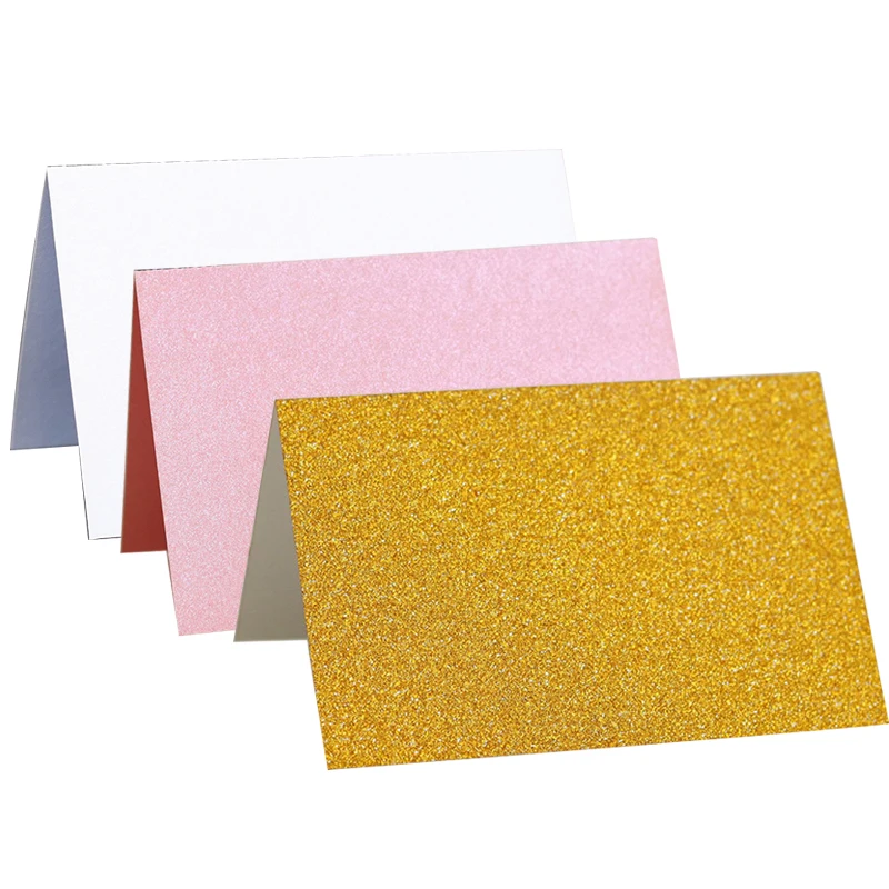 

10Pcs Place Cards Wedding Name Cards Event Table Number Name Paper Card Birthday Invitations Party Decoration Accessories