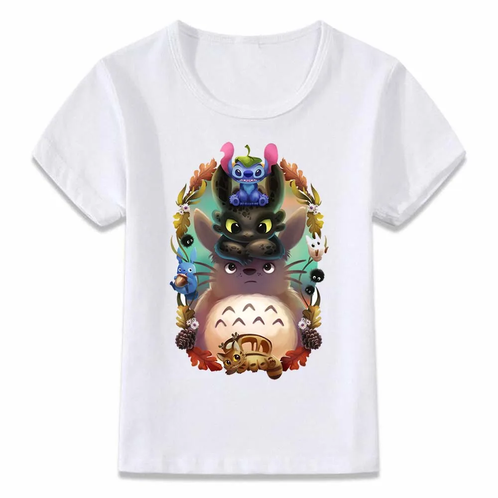 Детская одежда Футболка с изображением Тоторо без зубочистки для малыша милым