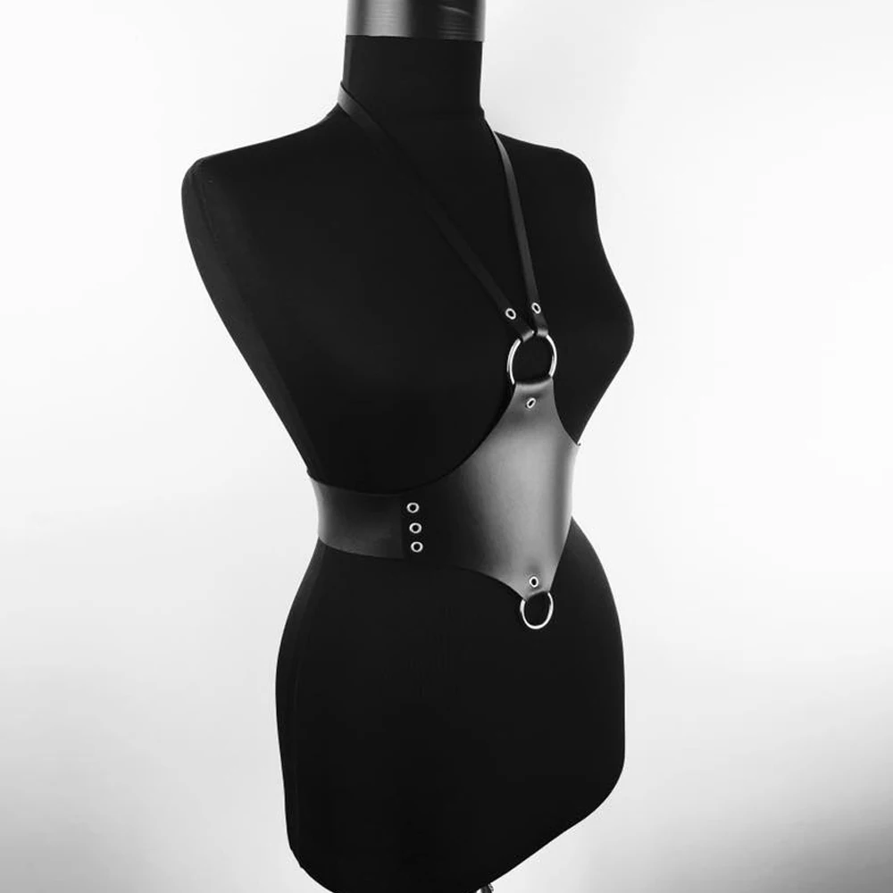 TRODEAM кожаные ремни женское нижнее белье пояс бондаж готический нагрудный ремень