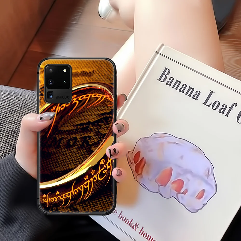 

The Rings The One Ring Phone Case Cover Hull For Samsung Galaxy S 6 7 8 9 10 e 20 Edge Note 8 9 10 Plus black Shell 3D Prime