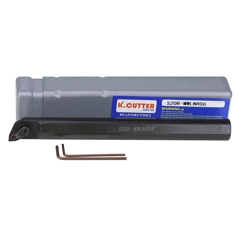 

1pc S16Q-MWLNR06 S20R-MWLNR06 S25S-MWLNR06 Internal Turning Tool Holder WNMG Carbide Inserts Lathe Bar CNC Cutting Tools Set