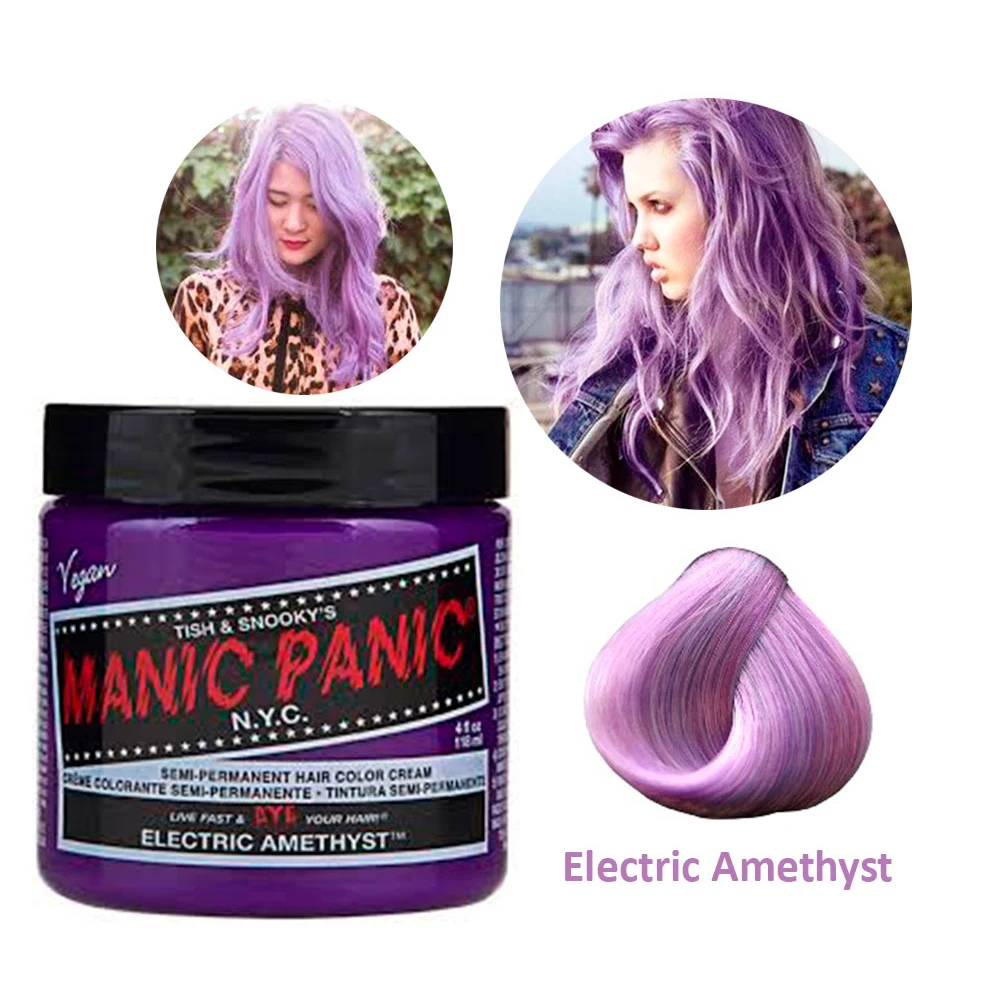 MANIC PANIC краска для волос Маник Паник Electric Amethyst фиолетовый 118 мл. | Красота и