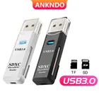 USB3.0 2 в 1 кард-ридер для ПК Micro SD TF кард-ридер USB 3 мульти-кард писатель адаптер флэш-накопитель аксессуары для ноутбука