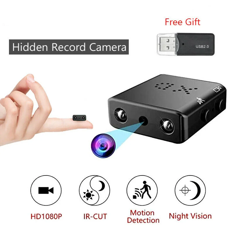 HD 1080P Mini Camera Full Camcorder Infrared Night Vision Micro Cam Motion Detection DV DVR Security | Безопасность и защита