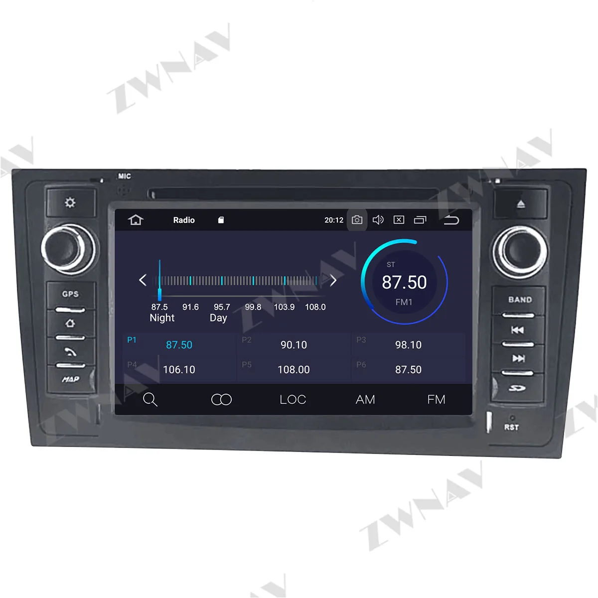 Мультимедийный плеер для AUDI A6 Android 10 0 4 + 64 дюйма с GPS радио IPS