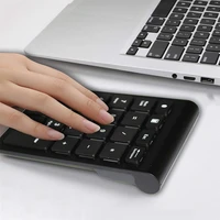 office black keyboard 22 keys mini numpad wireless bluetooth compatible numeric keypad support windows ios android system