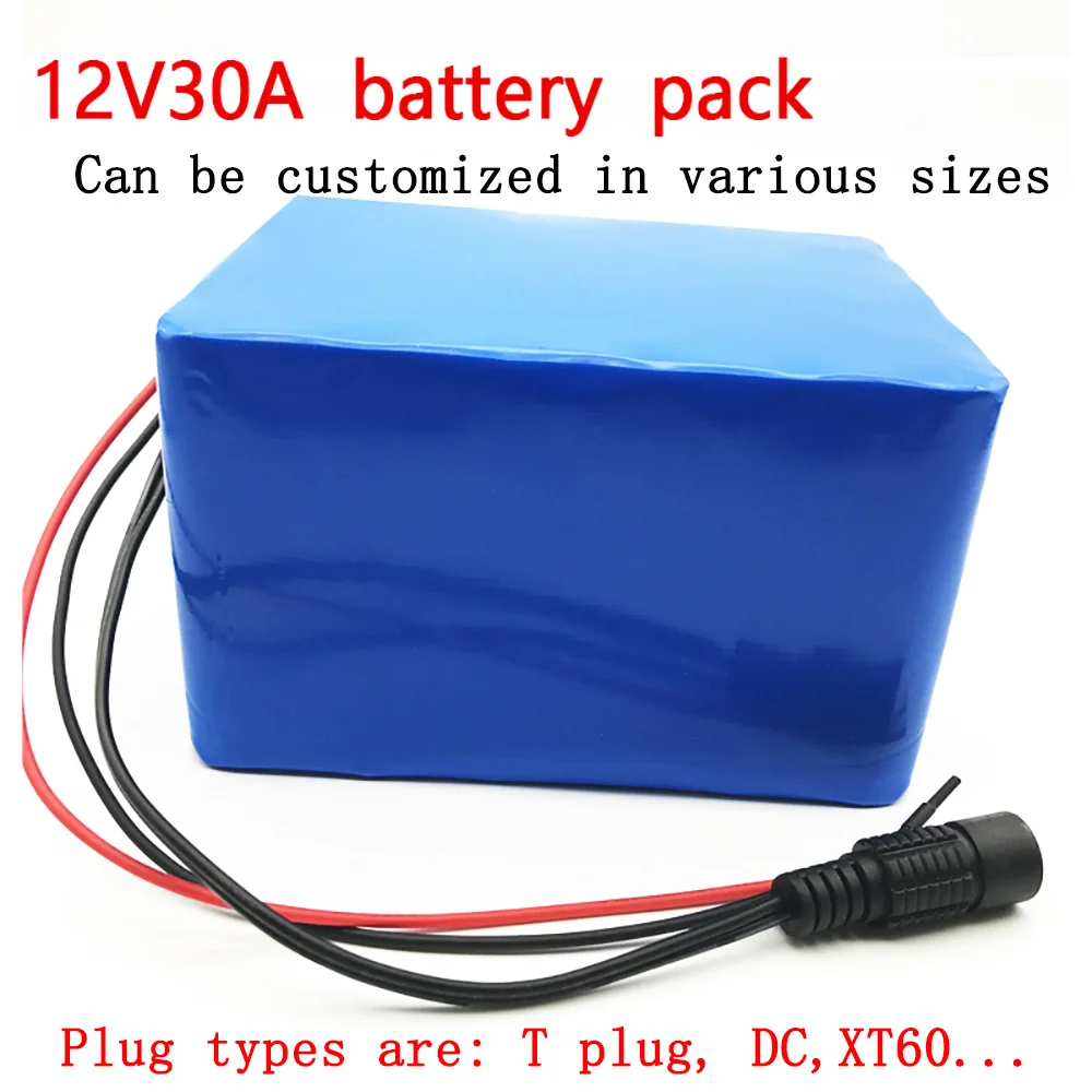 Aluoka 3S12P 12V 30Ah 30000mAh 12,6 V литий-ионный аккумулятор с 60A BMS для фонарика осветительного устройства резервного питания мобильного питания