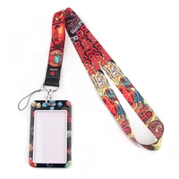 yl182 new game dragon neck strap lanyard id card keychain phone straps usb badge holder diy hang rope lariat accessories gifts
