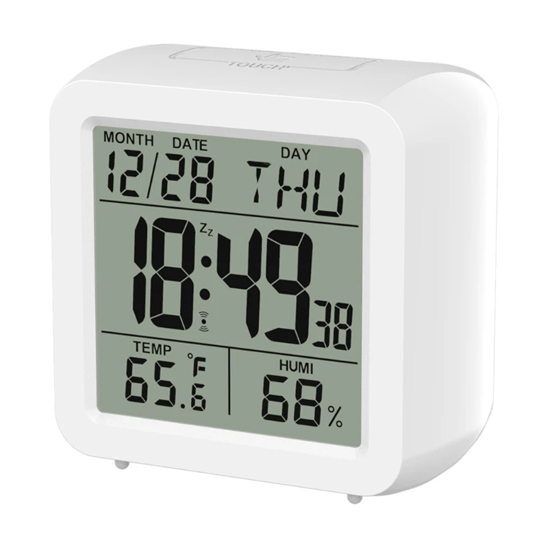 

Hot Clock Calendar Alarm Clock Thermometer and Hygrometer Monitor Meter for Home 896B