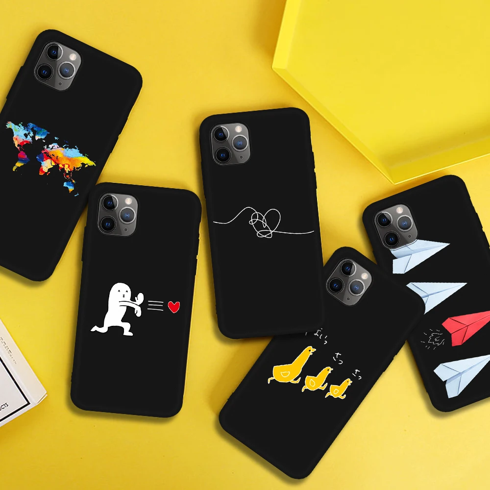 Чехол с рисунком для iPhone 11 7 8 Plus 6 6S TPU чехол Pro Max XR X XS MAX задняя крышка телефона |