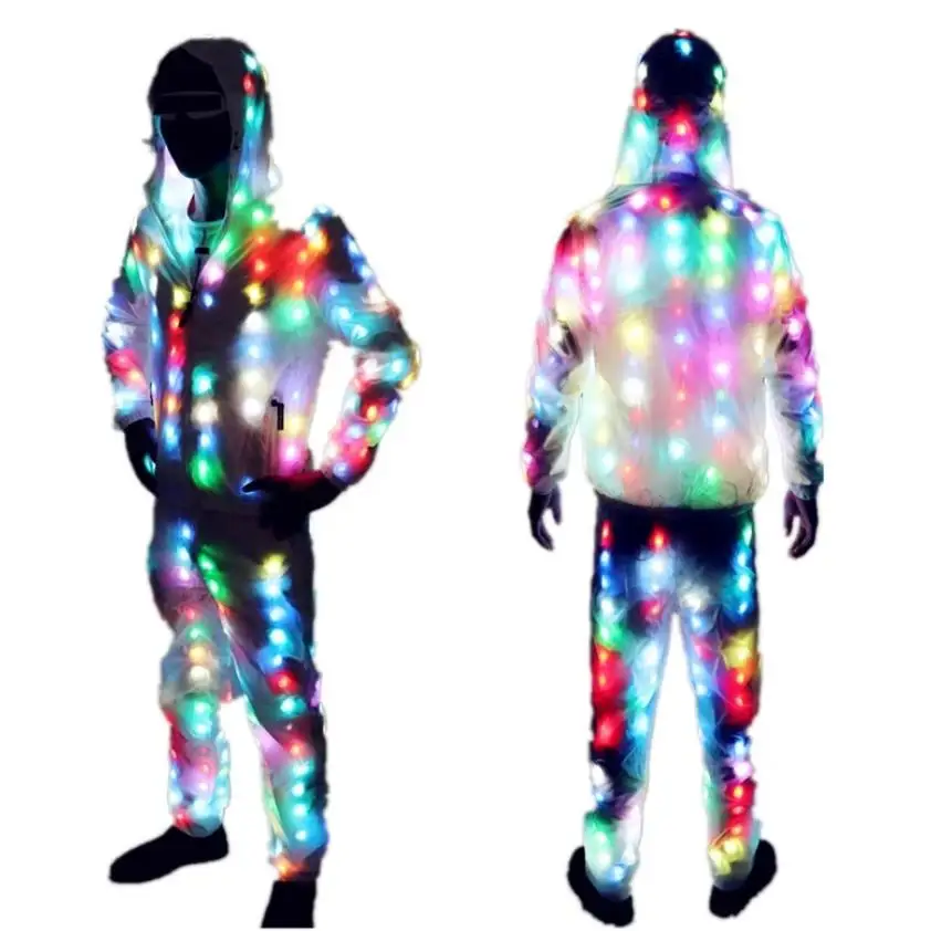 

Illuminating Light Pants Creative Waterproof Clothes Dancing LED Lighs Pant Christmas Party Clothes Luminous Costume