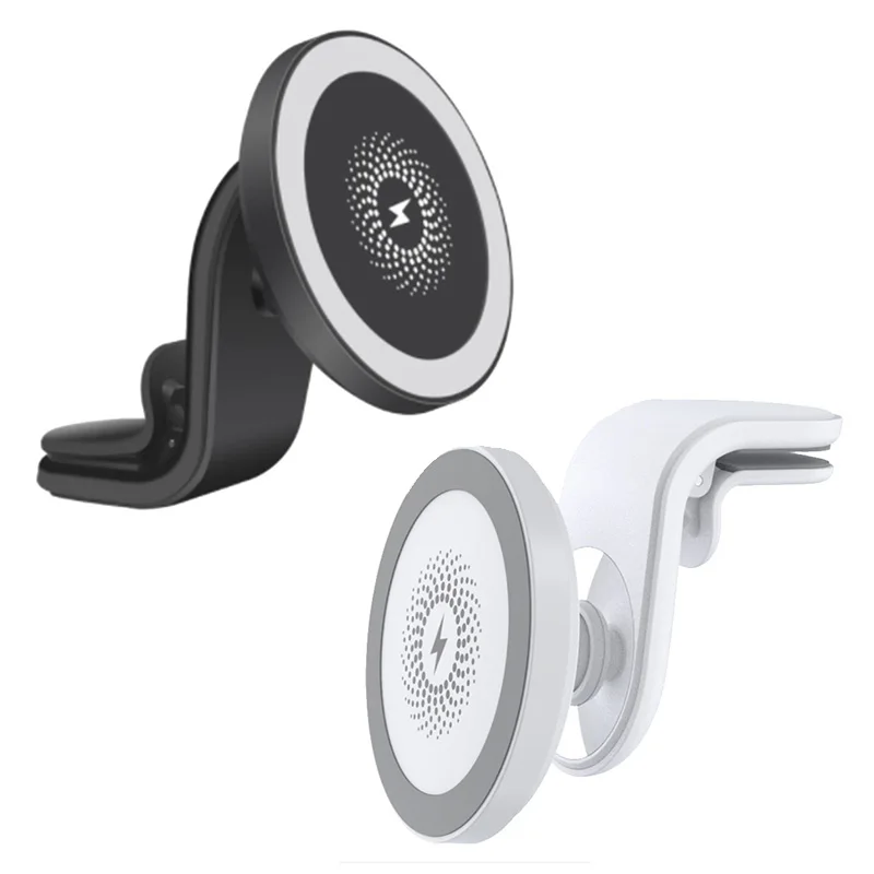 

Магнитное беспроводное автомобильное зарядное устройство, подставка для iPhone 12 Mini 12 Pro Max, Быстрое беспроводное зарядное устройство 15 Вт
