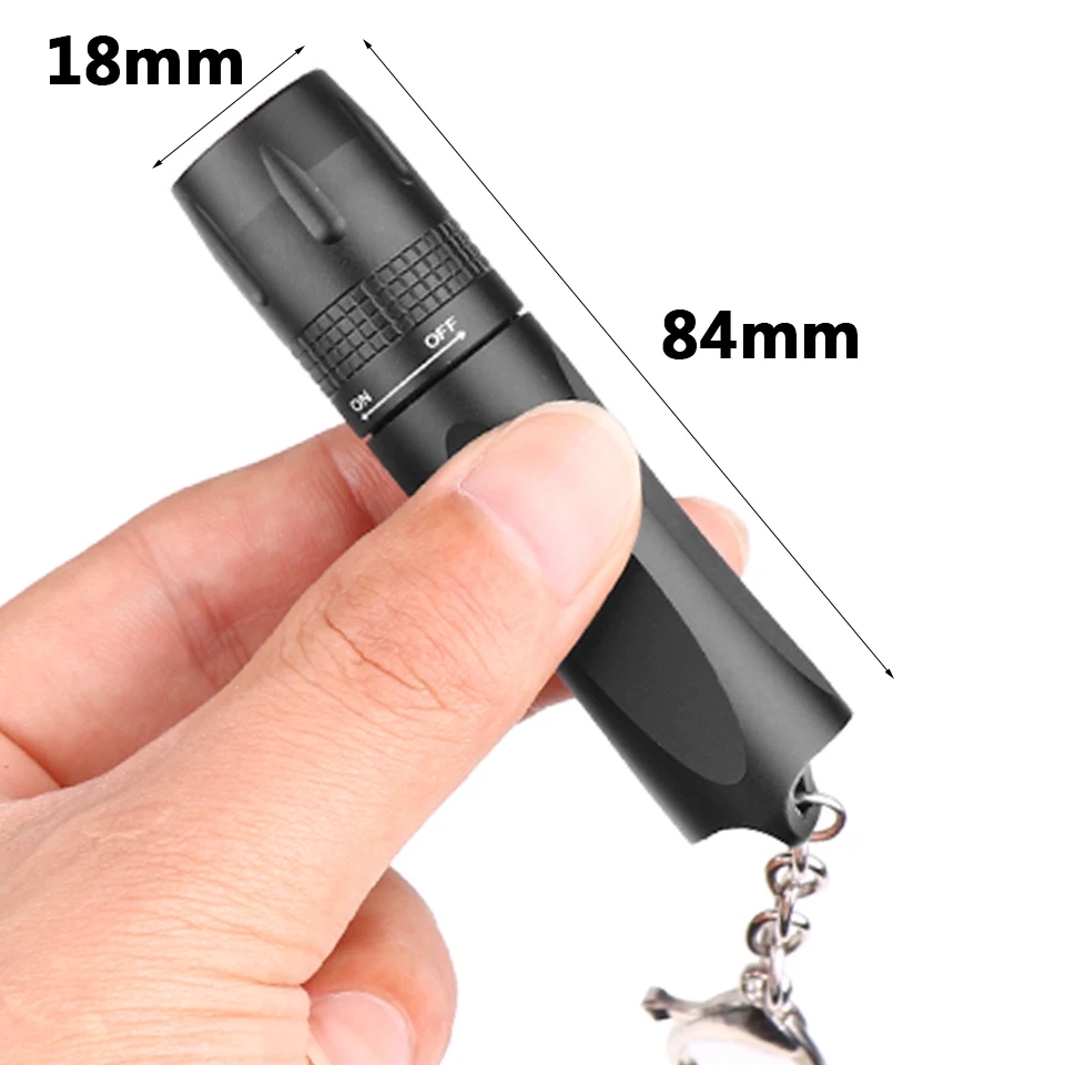 XM-L T6 Mini Super Bright LED Flashlight Водонепроницаемый фонарик из алюминиевого сплава AA или 14500