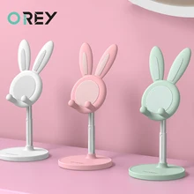 Cute Bunny Sytle Mobile Phone Holder Stand Adjustable Desk Portable Phone Stand For iPhone iPad Xiaomi Tablet Mobile Support