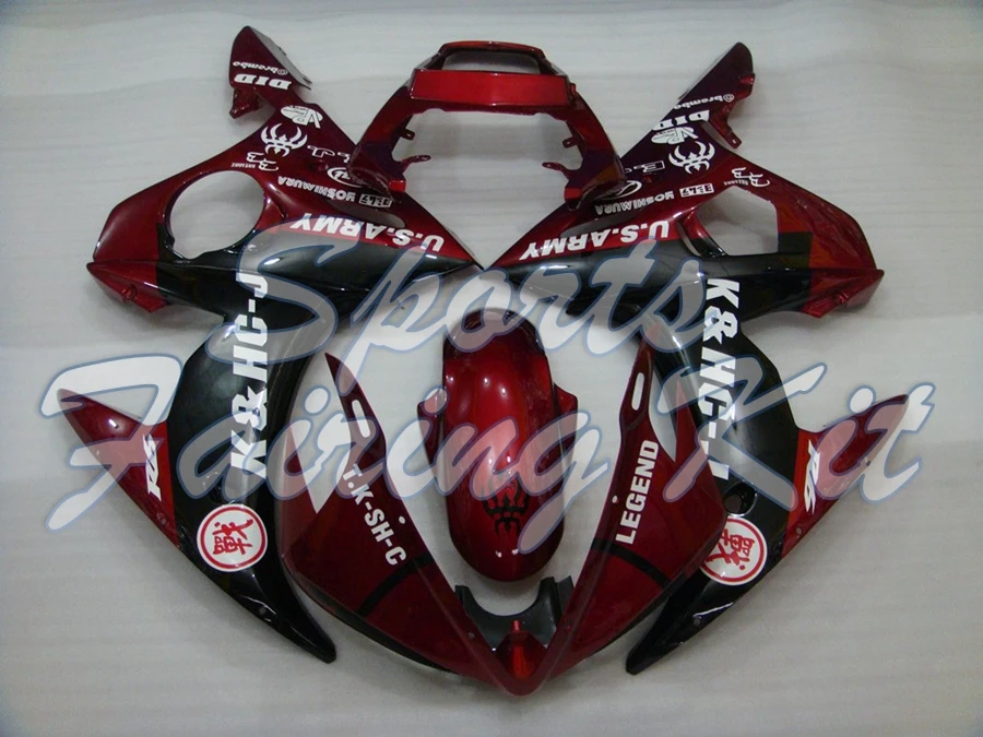 Кузов для YZFR6 2003 2005 обтекатель Наборы YZF600 R6 04 05 Обтекатели 2003|Полные комплекты