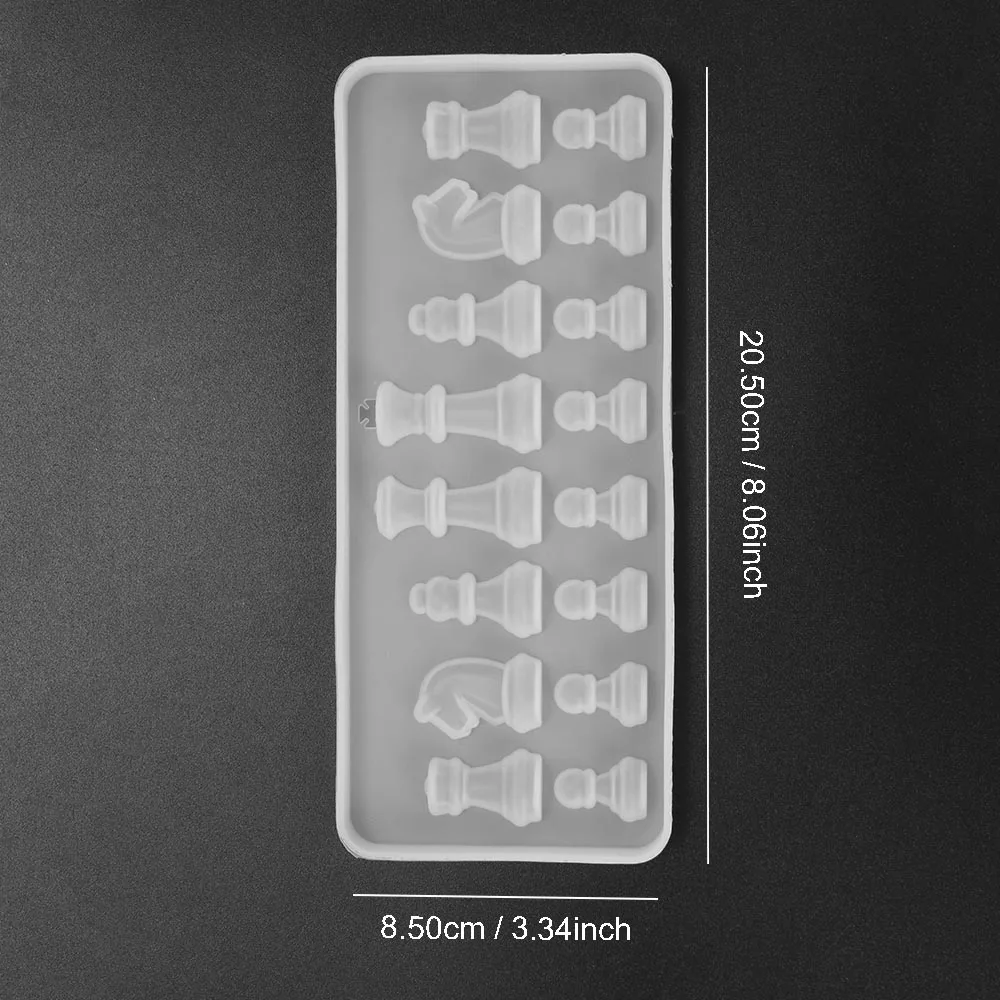 

Silicone Mold For Resin International Chess Shape Silicone uv Resin DIY Clay Epoxy Resin Pendant Molds For Jewelry