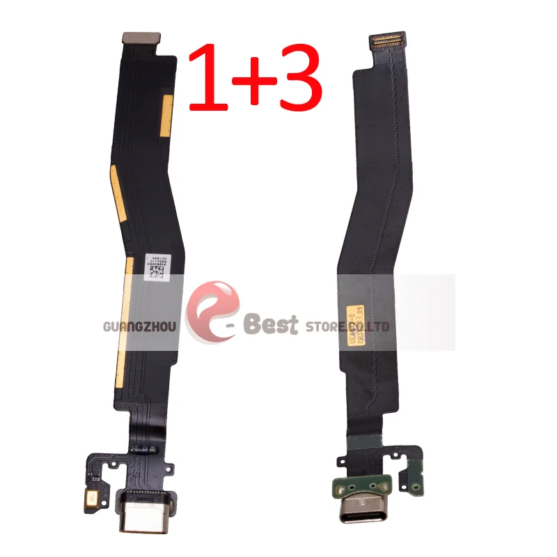 For One Plus 3 Высокое качество для OnePlus one, два, три, пять, один плюс 1, 2, 3, 5, T, 6, 6t usb зарядный порт, док-станция, гибкий кабель, запчасти в сборе - Цвет: For One Plus 3