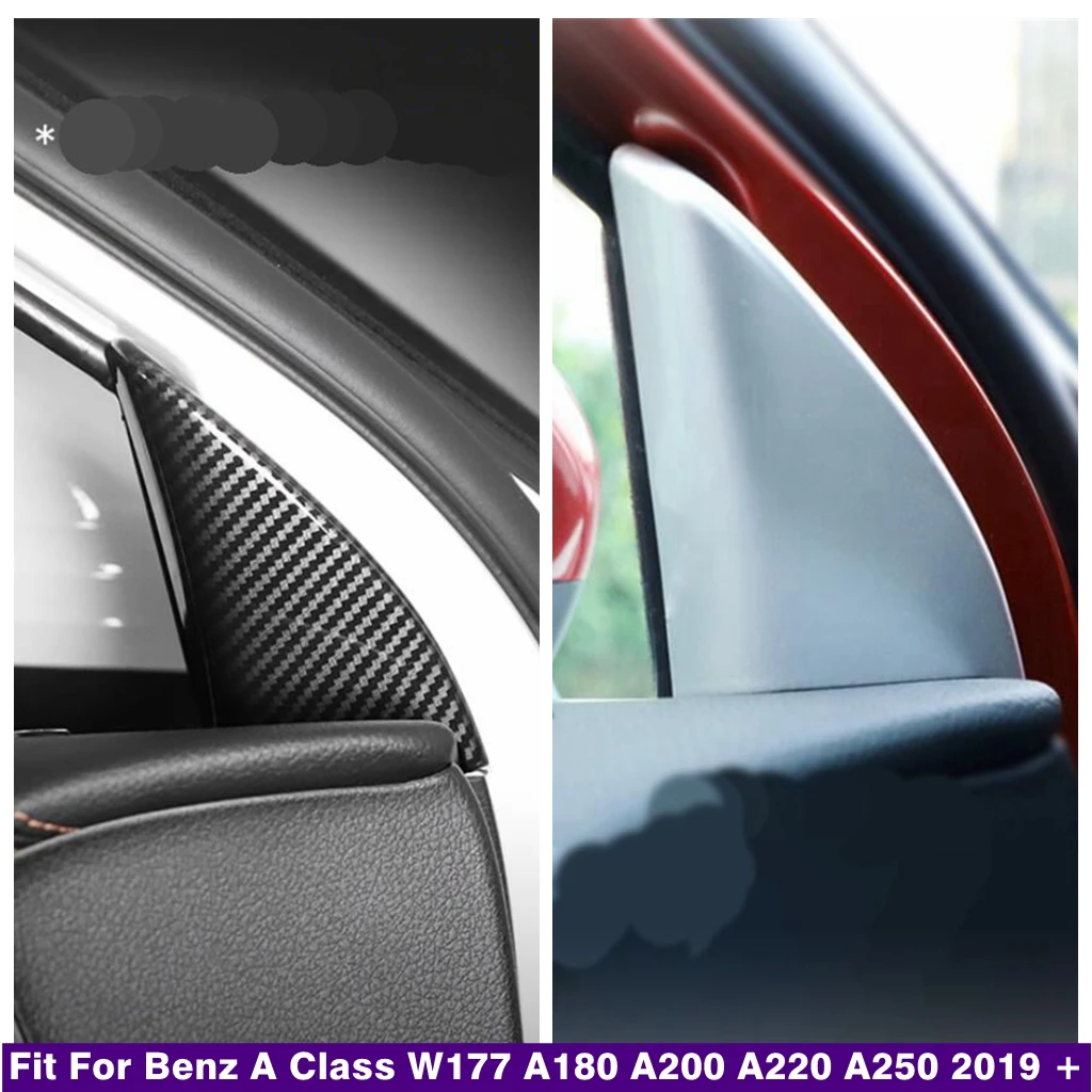 

Inner Window Pillar A Door Triangle Decor Cover Trim For Benz A Class W177 A180 A200 A220 A250 2019 - 2022 Matte / Carbon Fiber