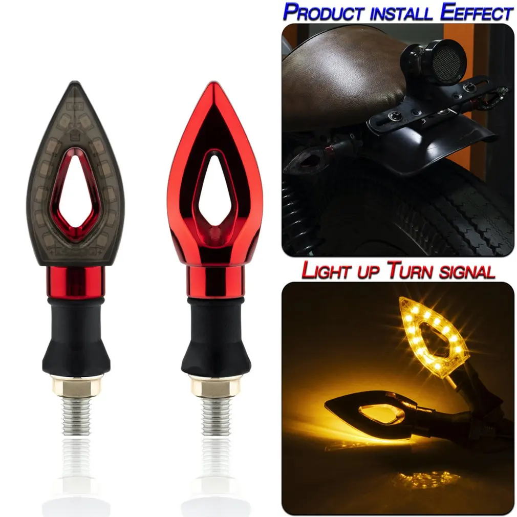 

1 пара, универсальные поворотники для мотоцикла, 12 В